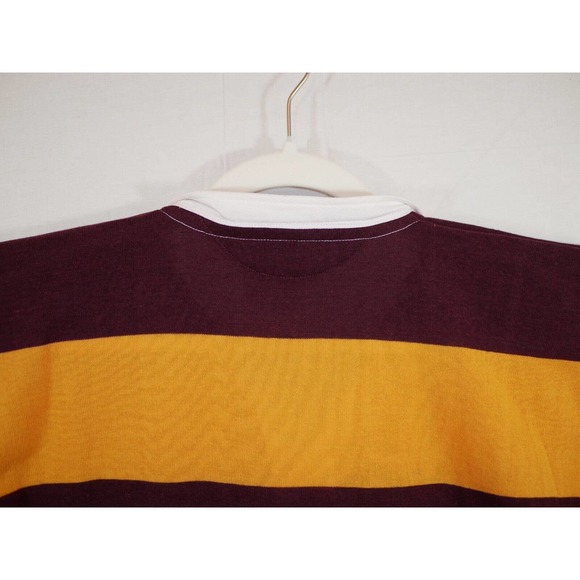 Vintage Halbro Rugby Polo Shirt Size 38 Medium M Made in USA NWT - Picture 12 of 12